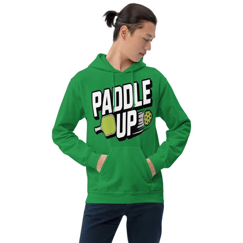 Sensational Pickleball Paddle Up Hoodie Front