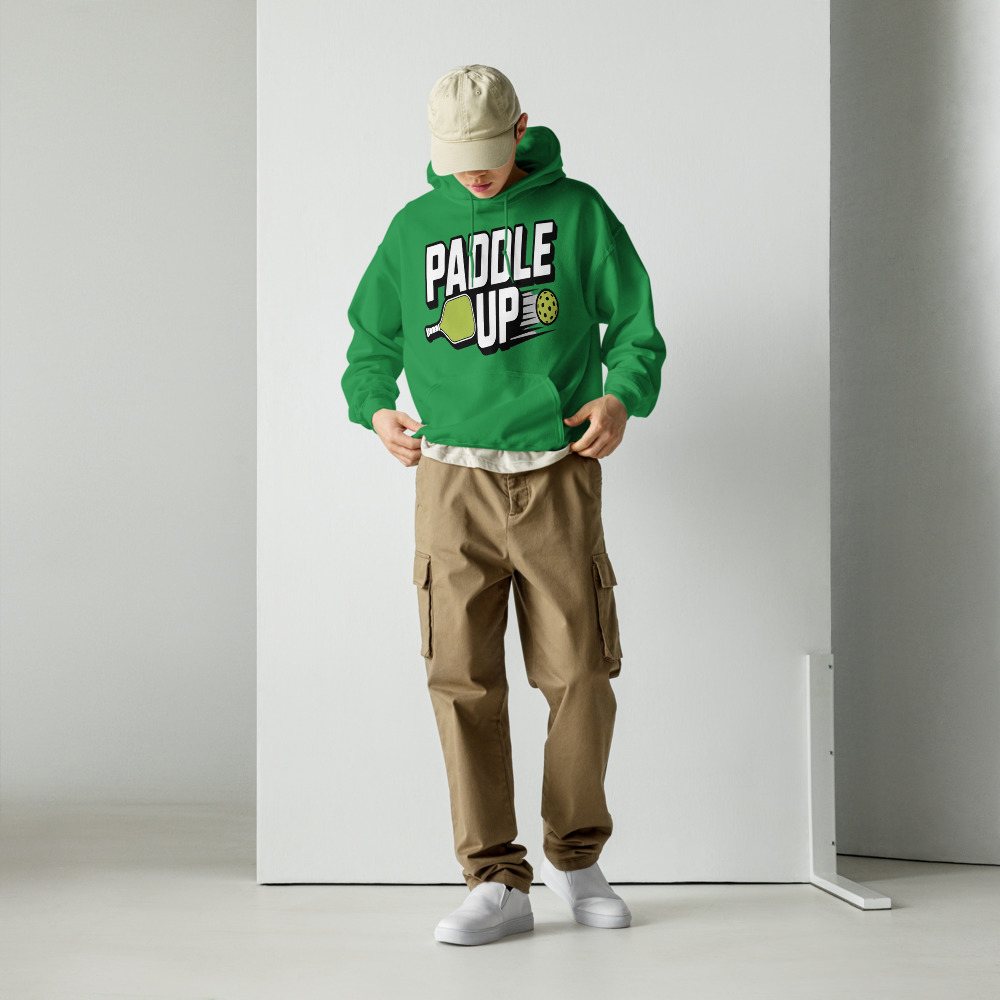 Sensational Pickleball Paddle Up Hoodie Front