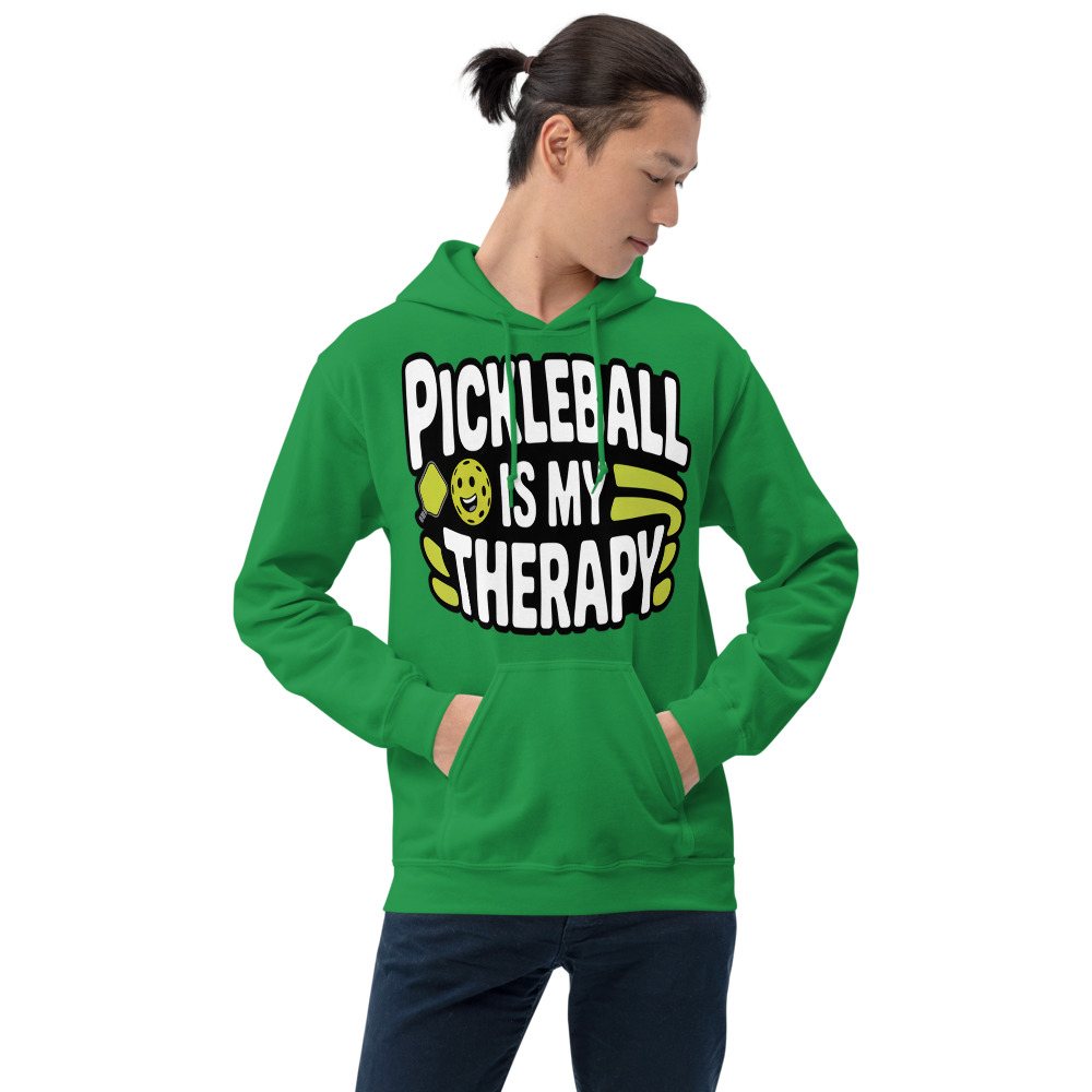 Sensational Pickleball Pickleball Is My Therapy Hoodie