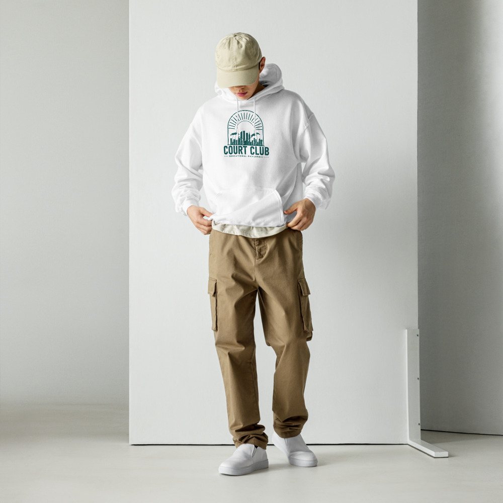 Sensational Pickleball Court Club Sunset Hoodie