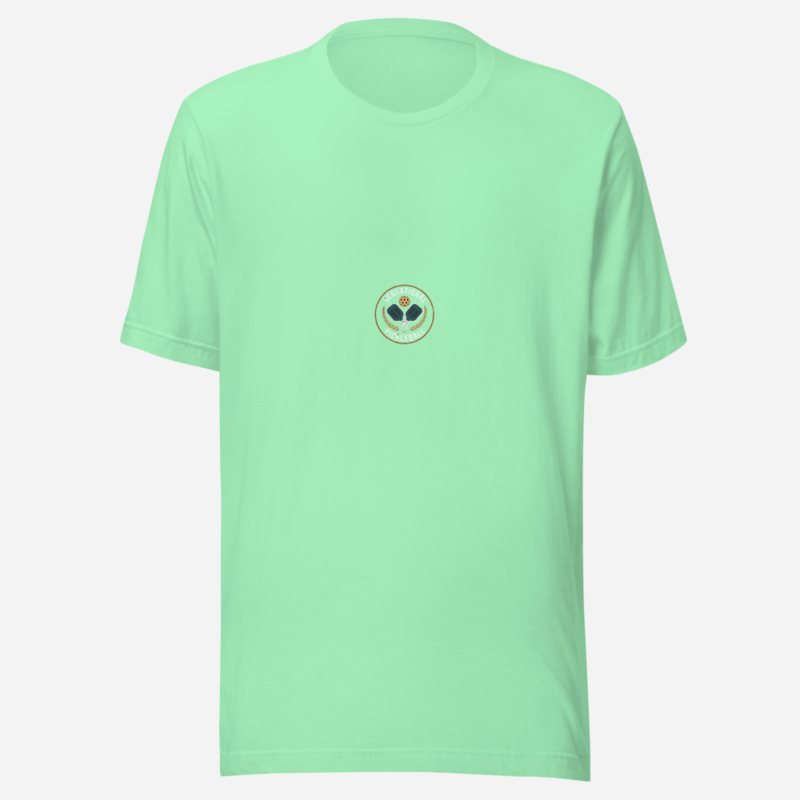Sensational Pickleball Paddle Crest Tee Mint