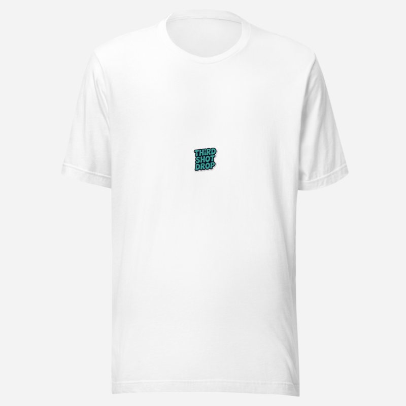 Sensational Pickleball Third Shot Drop Tee White