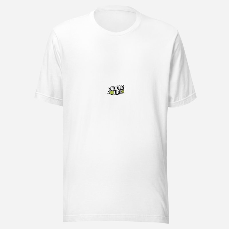 Sensational Pickleball Paddle Up Tee White