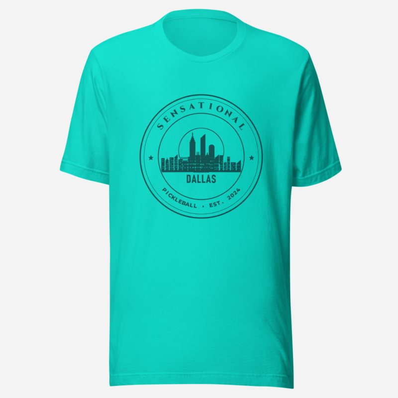 Sensational Pickleball Sensational Crest Tee Teal