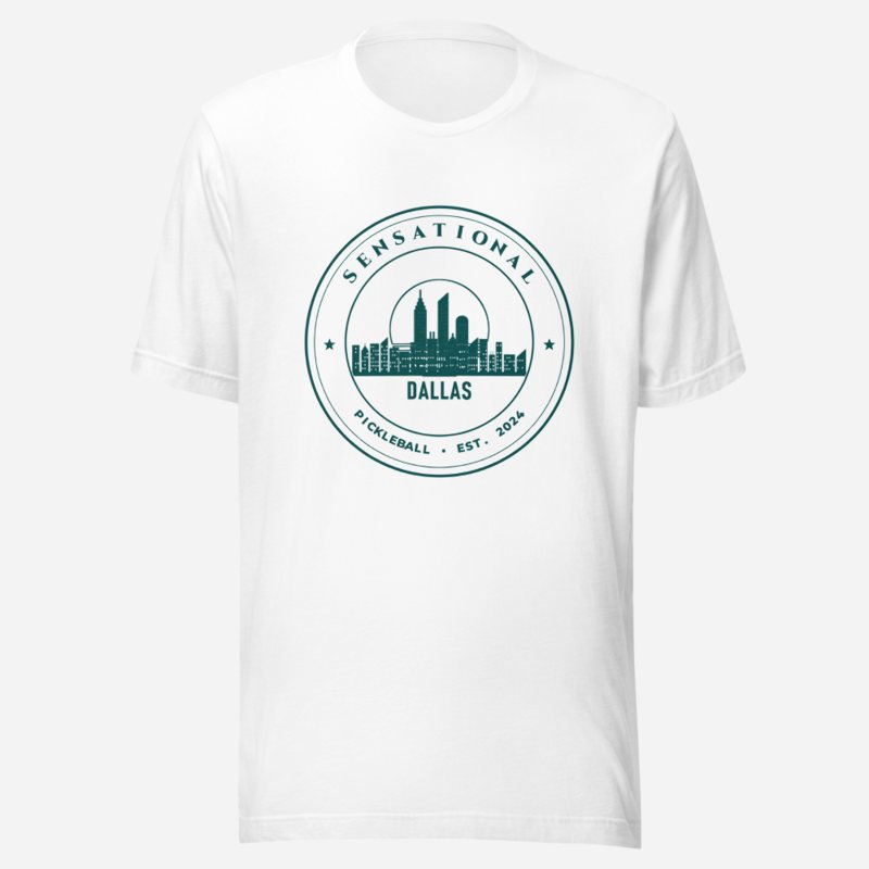 Sensational Pickleball Sensational Crest Tee White