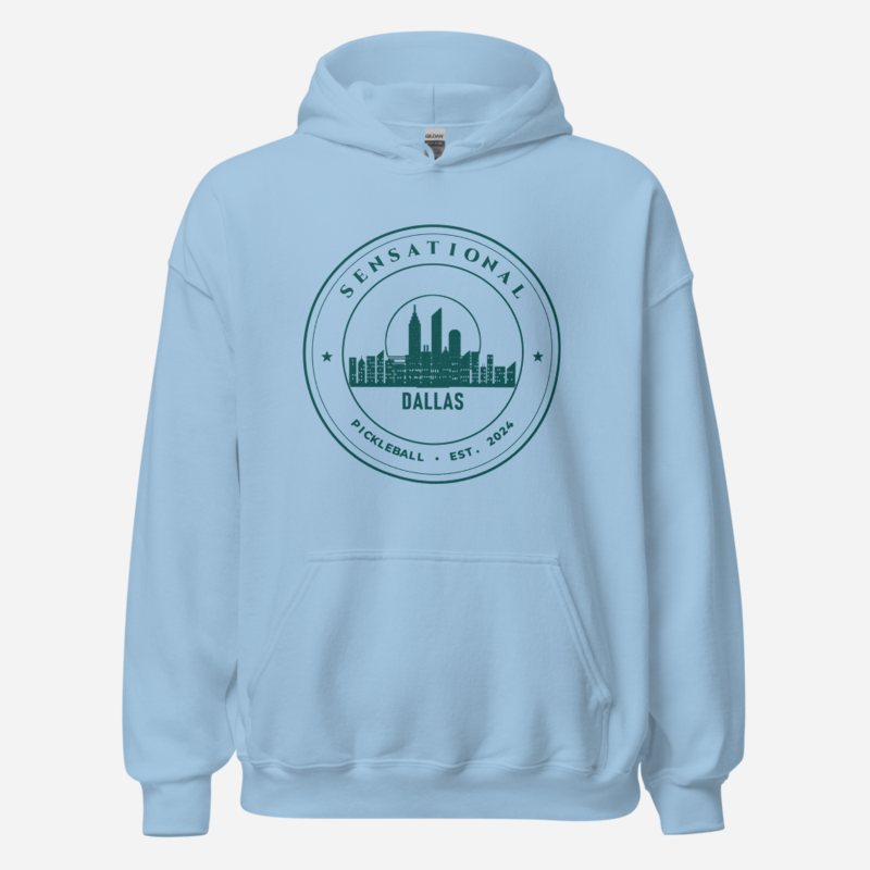 Sensational Pickleball Sensational Crest Hoodie Light Blue
