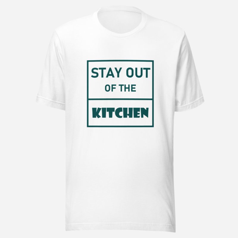 Sensational Pickleball Stay Out Of The Kitchen Tee White