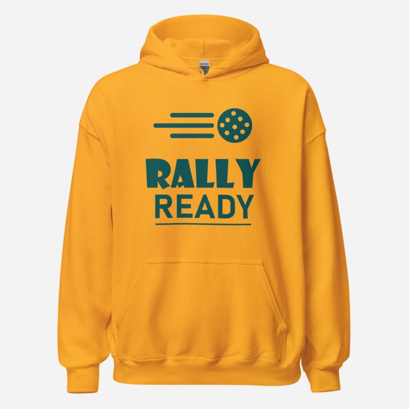 Sensational Pickleball Rally Ready Hoodie Gold