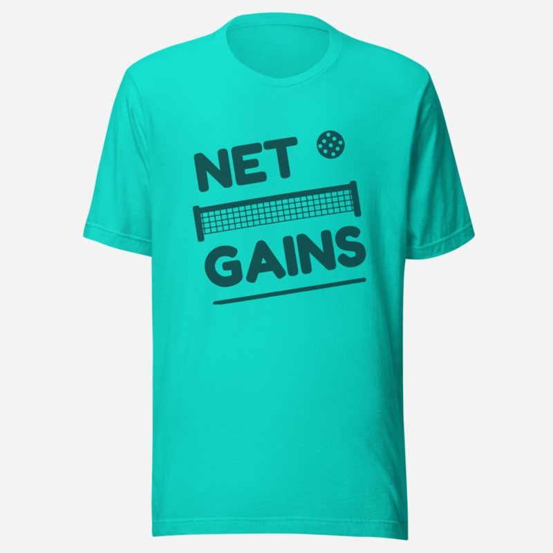 Sensational Pickleball Net Gains Tee