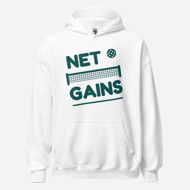 Sensational Pickleball Net Gains Hoodie