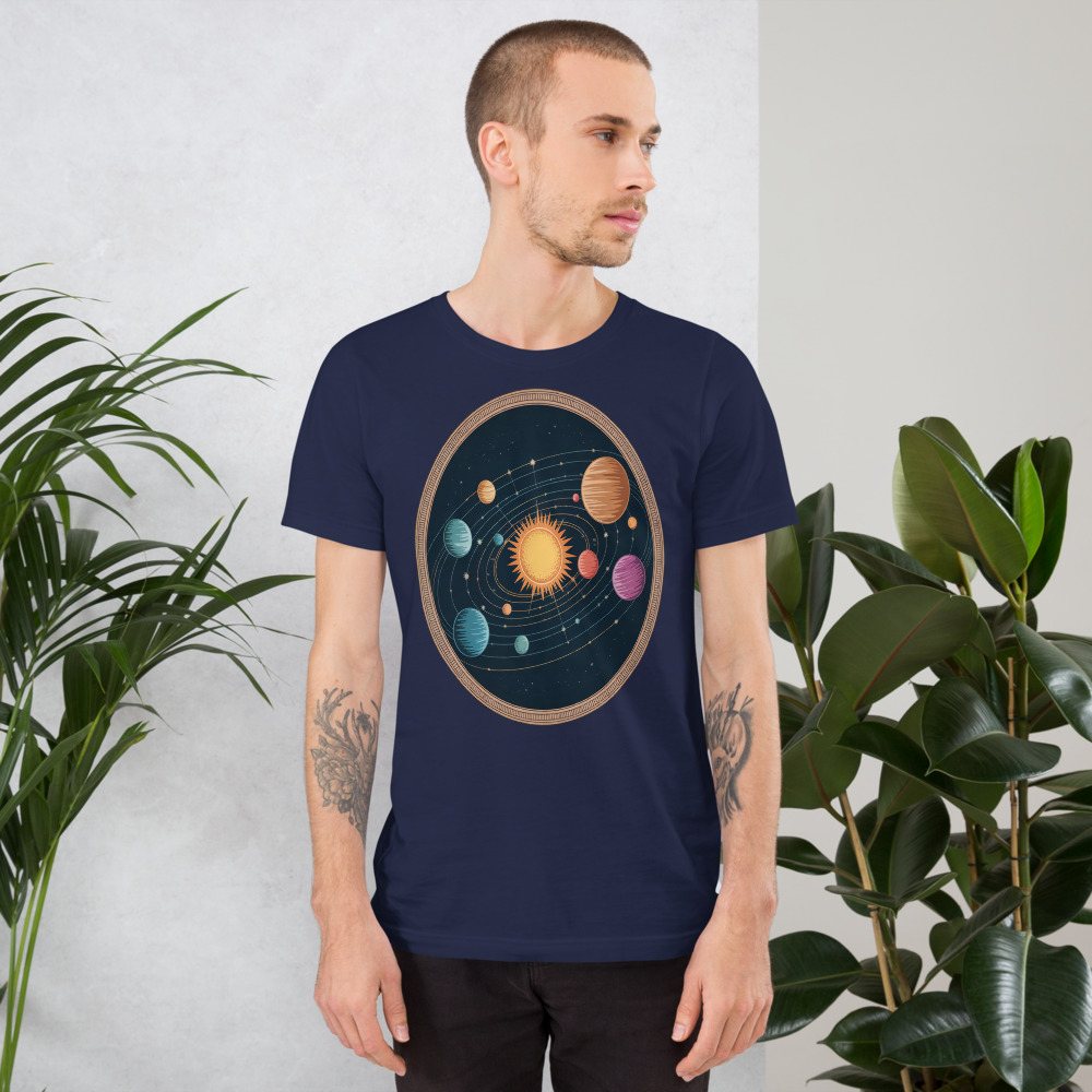 Planetinio Solar Orbit Tee Front