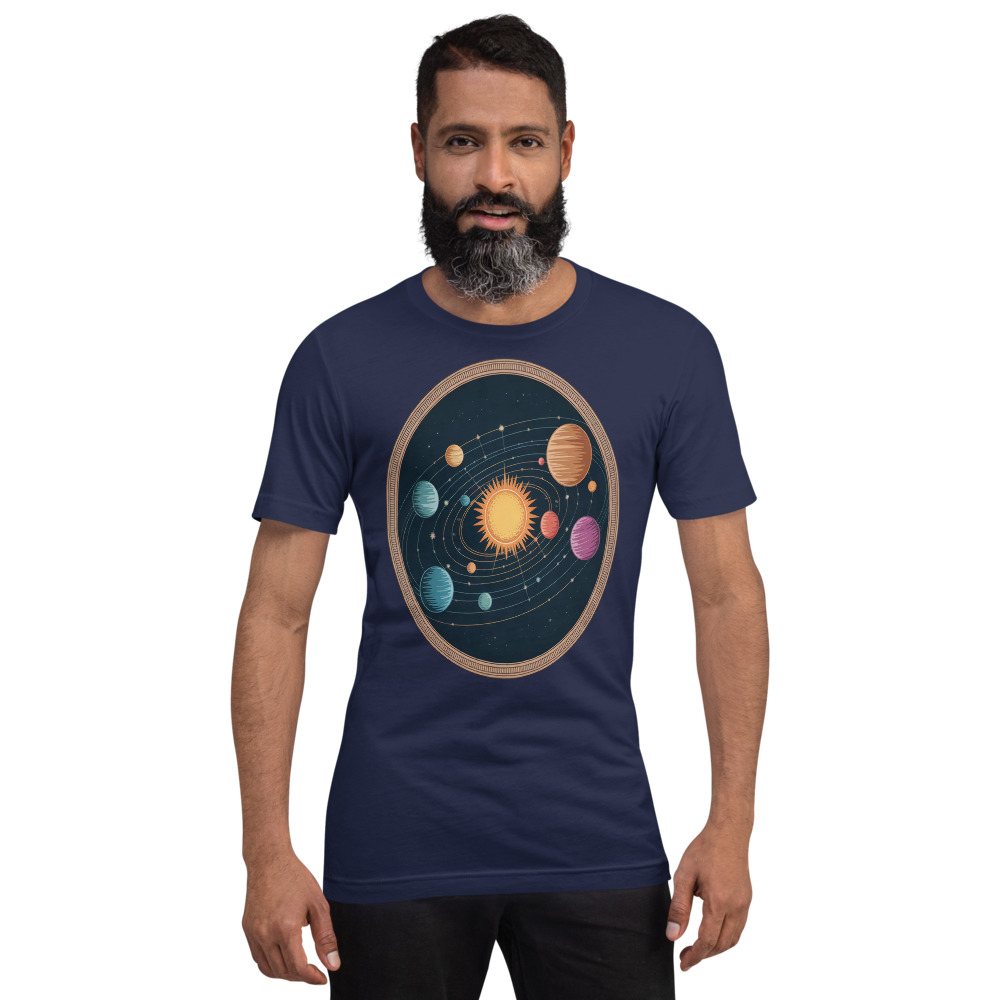 Planetinio Solar Orbit Tee Front