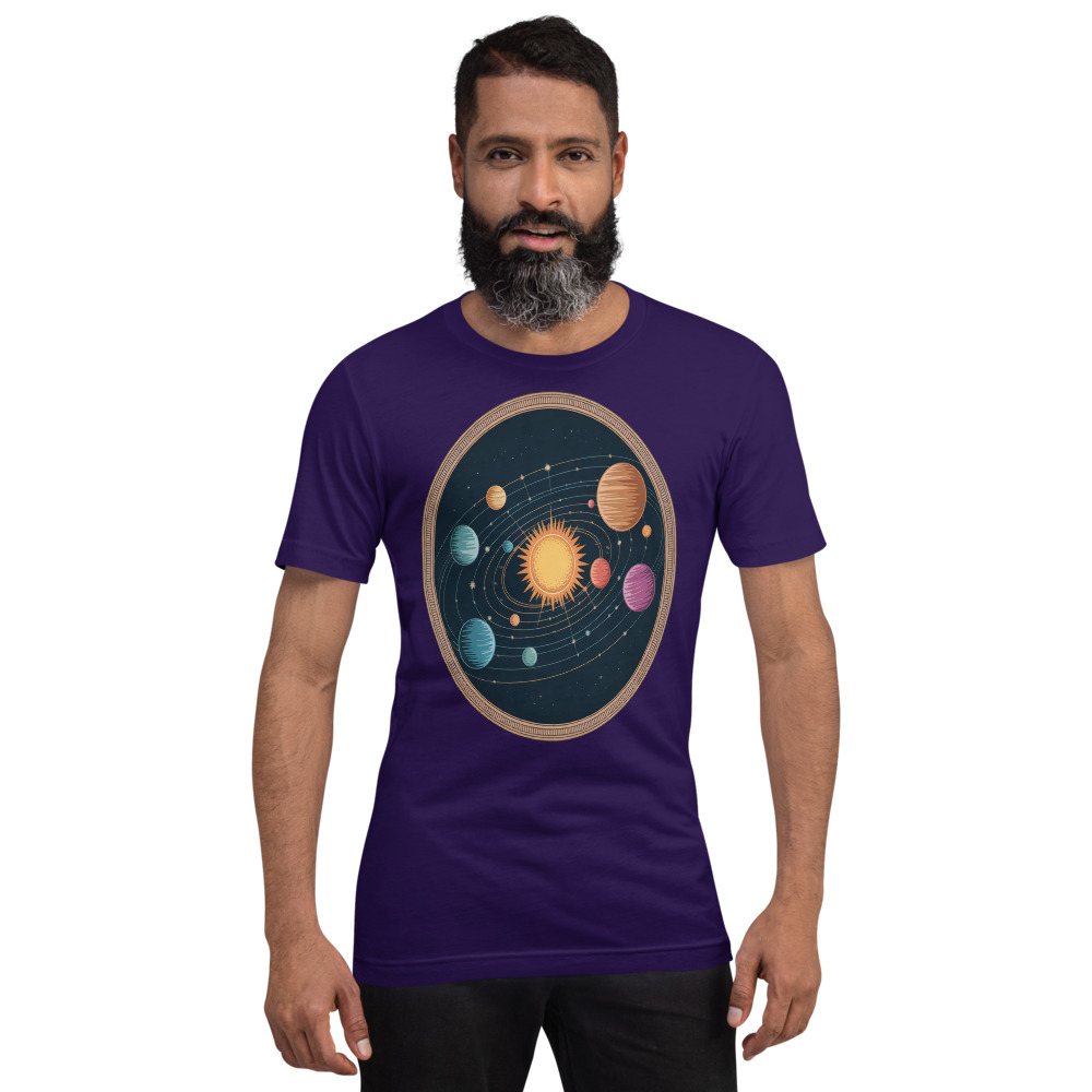 Planetinio Solar Orbit Tee Front