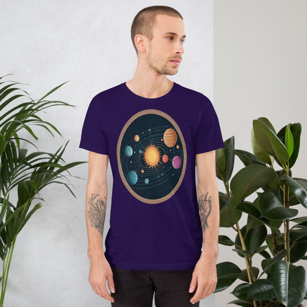 Planetinio Solar Orbit Tee Front