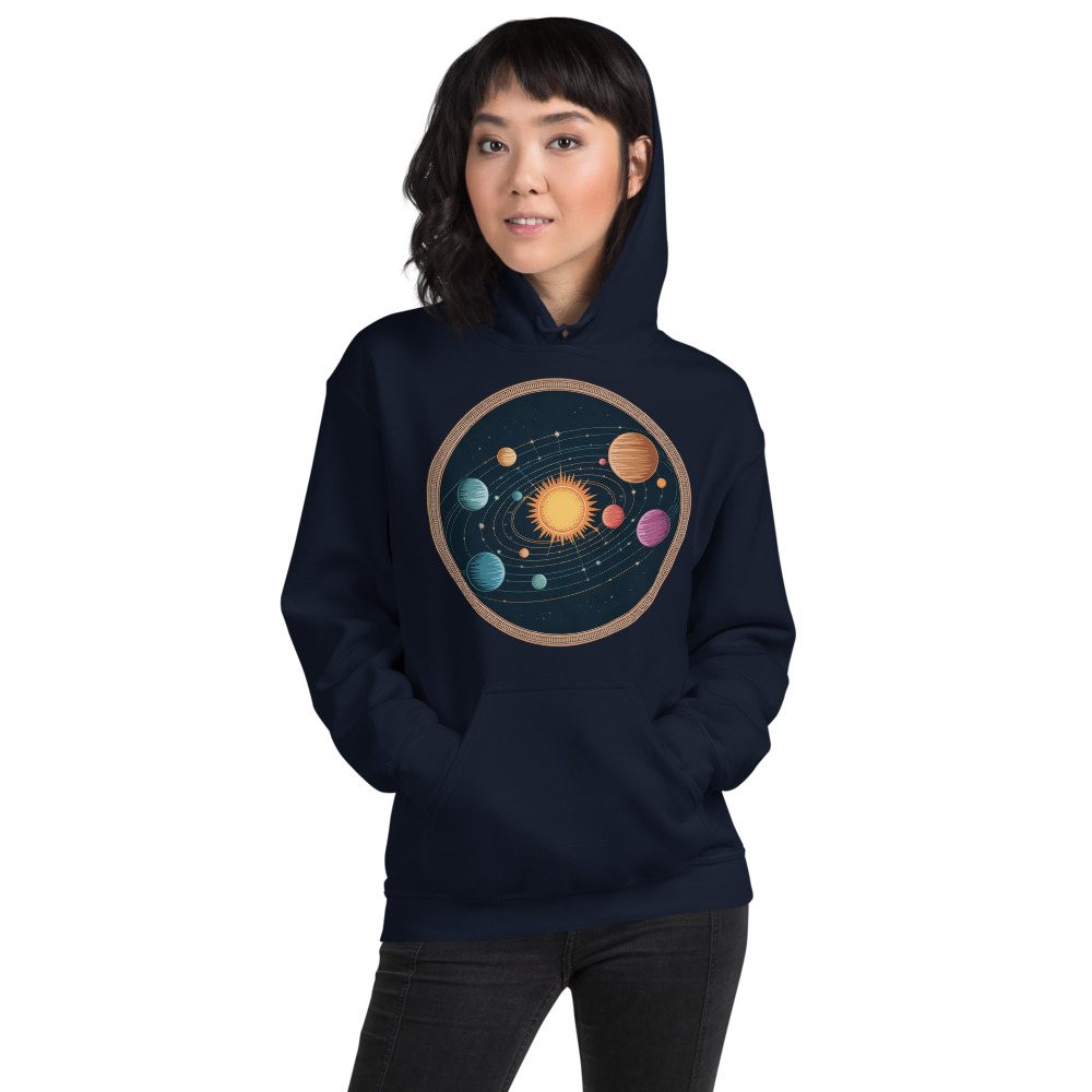 Planetinio Solar Orbit Hoodie Front