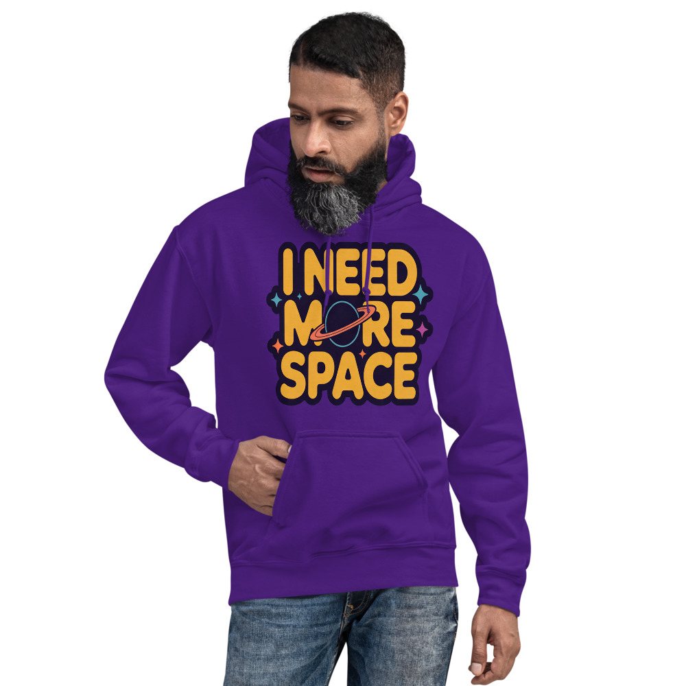 Planetinio I Need More Space Hoodie Front