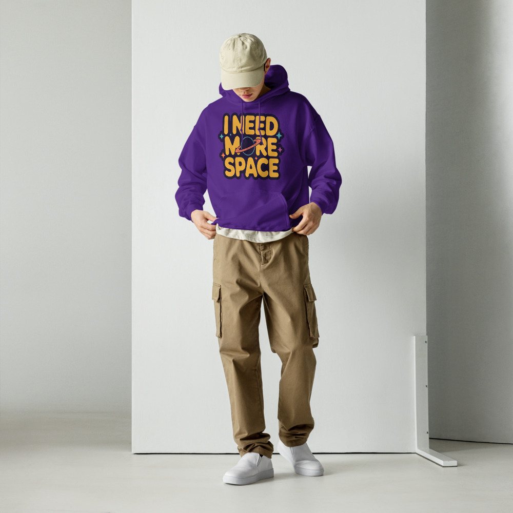Planetinio I Need More Space Hoodie Front