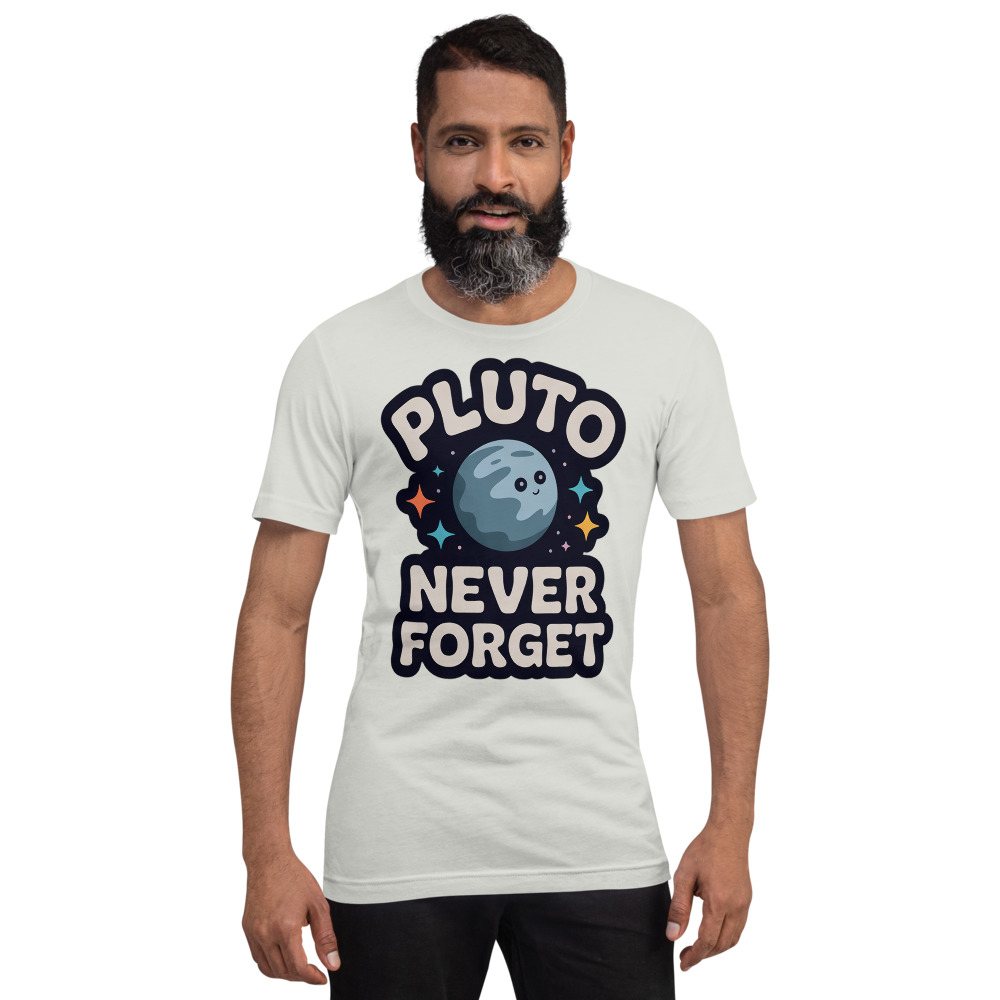 Planetinio Pluto Never Forget Tee Front