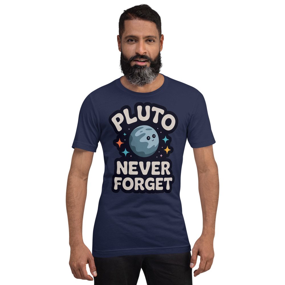 Planetinio Pluto Never Forget Tee Front