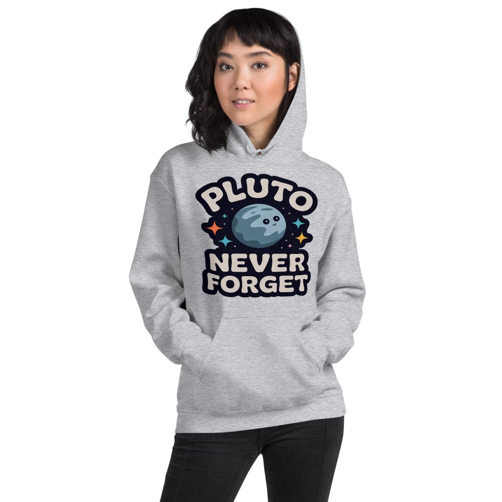 Planetinio Pluto Never Forget Hoodie