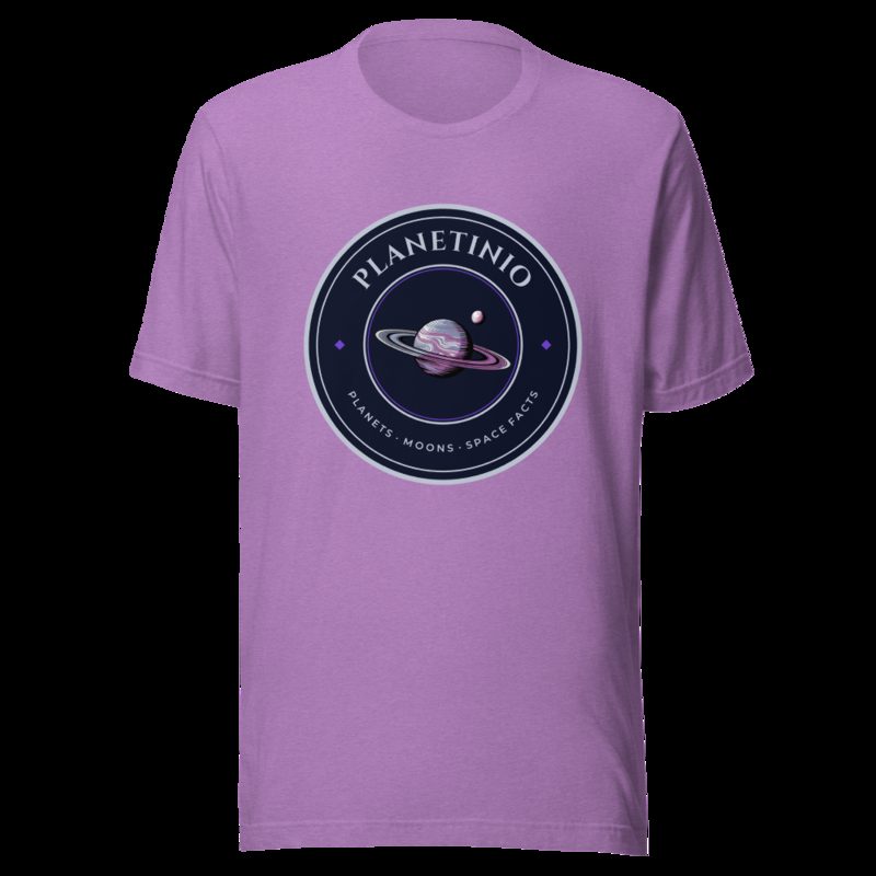 Planetinio Ringed Planet Crest Tee Heather Team Purple
