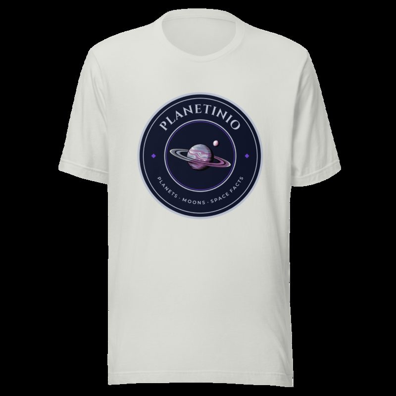 Planetinio Ringed Planet Crest Tee Silver