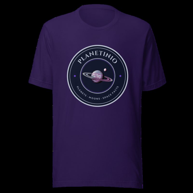 Planetinio Ringed Planet Crest Tee Team Purple