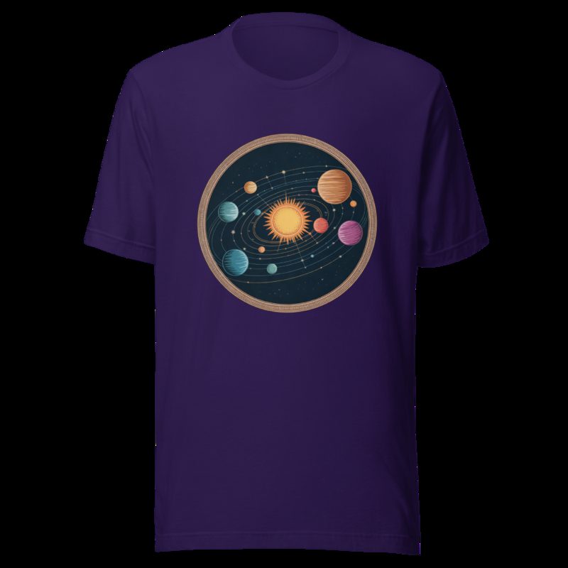 Planetinio Solar Orbit Tee Team Purple