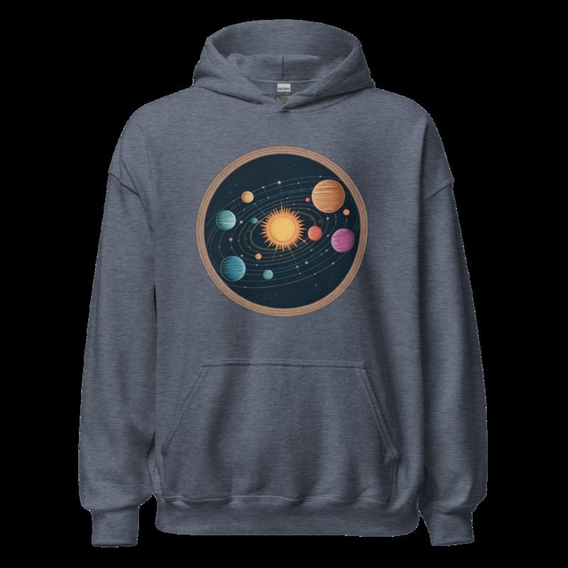 Planetinio Solar Orbit Hoodie Heather Sport Dark Navy