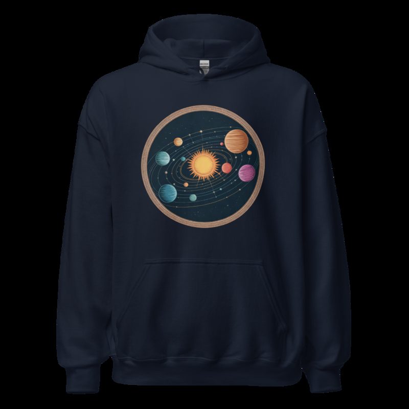 Planetinio Solar Orbit Hoodie Navy