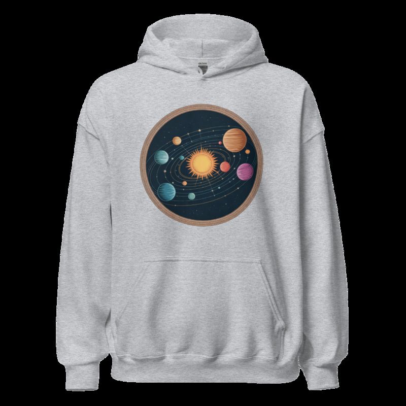 Planetinio Solar Orbit Hoodie Sport Grey