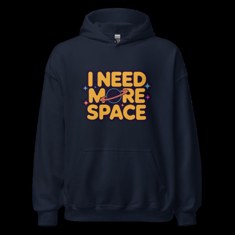 Planetinio I Need More Space Hoodie Navy