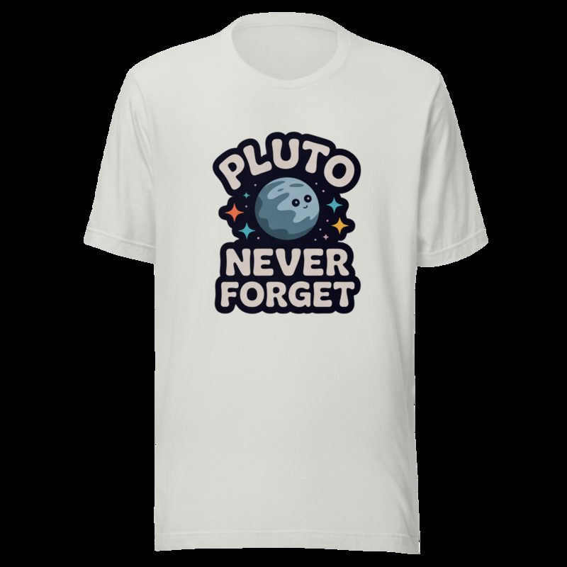 Planetinio Pluto Never Forget Tee Silver