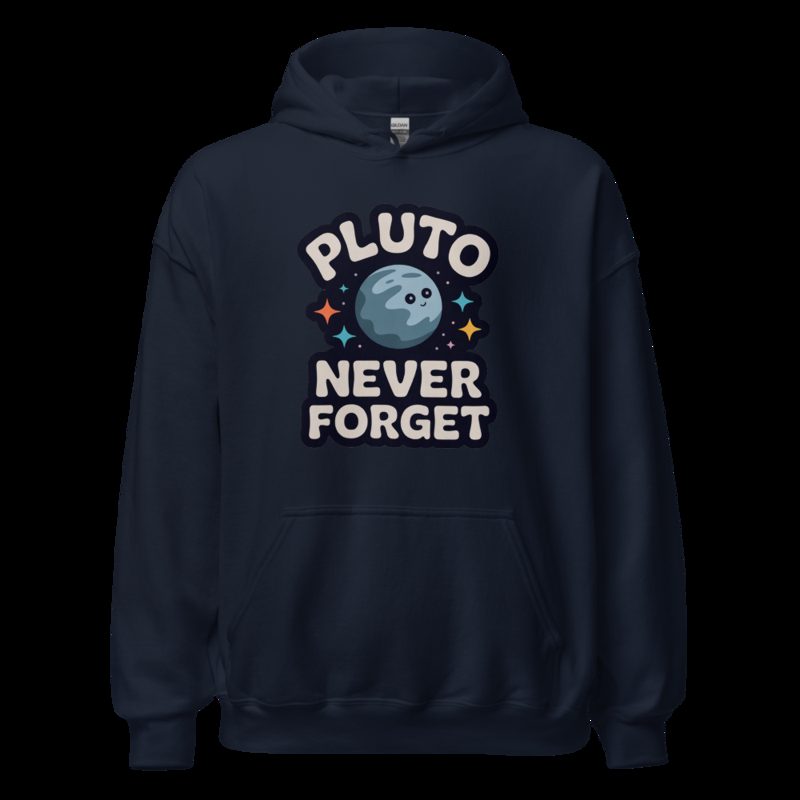 Planetinio Pluto Never Forget Hoodie Navy