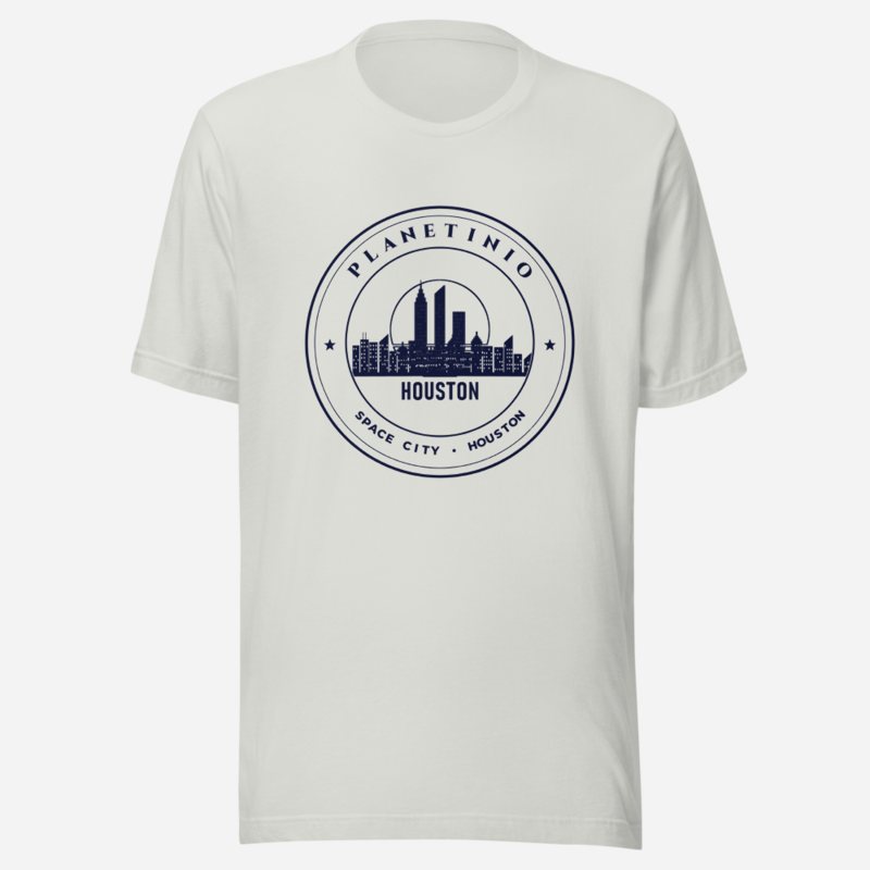 Planetinio Space City Crest Tee Silver