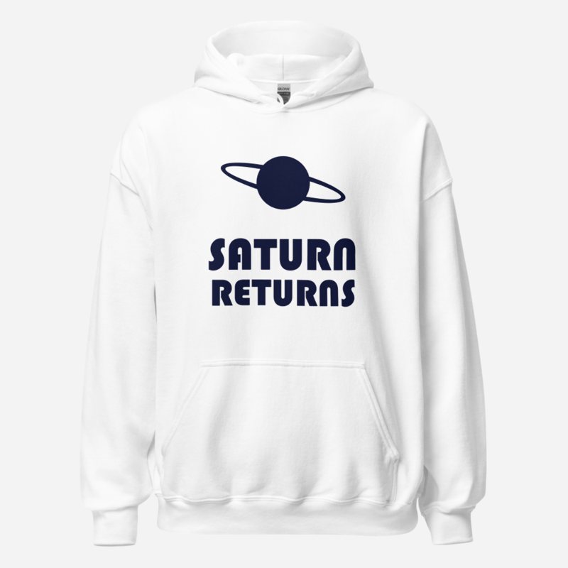 Planetinio Saturn Returns Hoodie in White