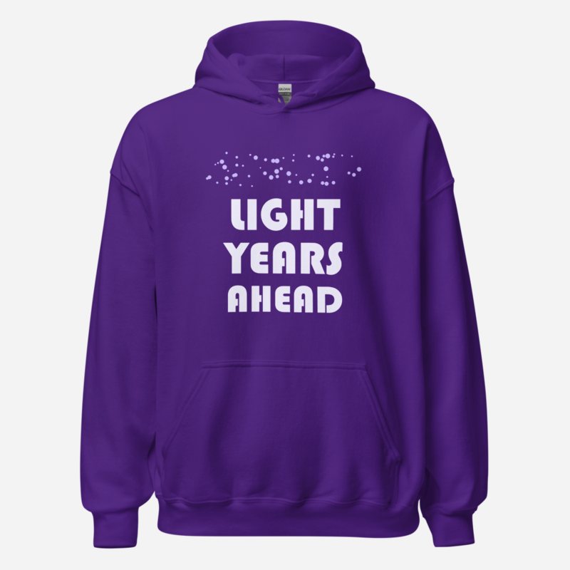 Planetinio Light Years Ahead Hoodie in Purple