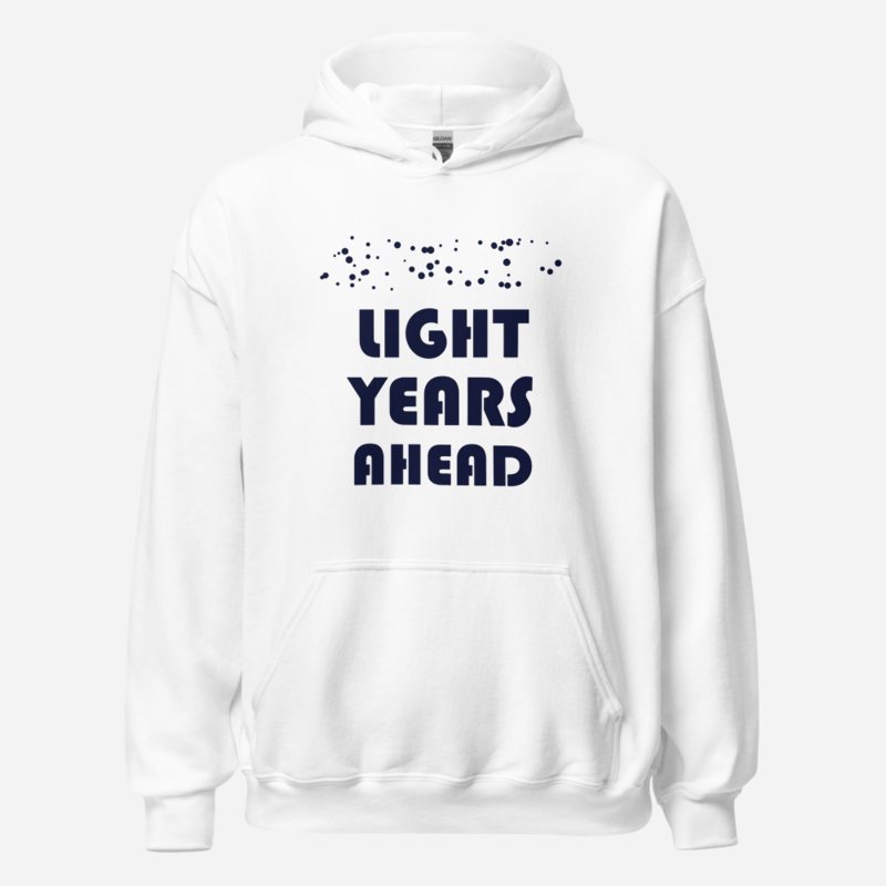 Planetinio Light Years Ahead Hoodie in White