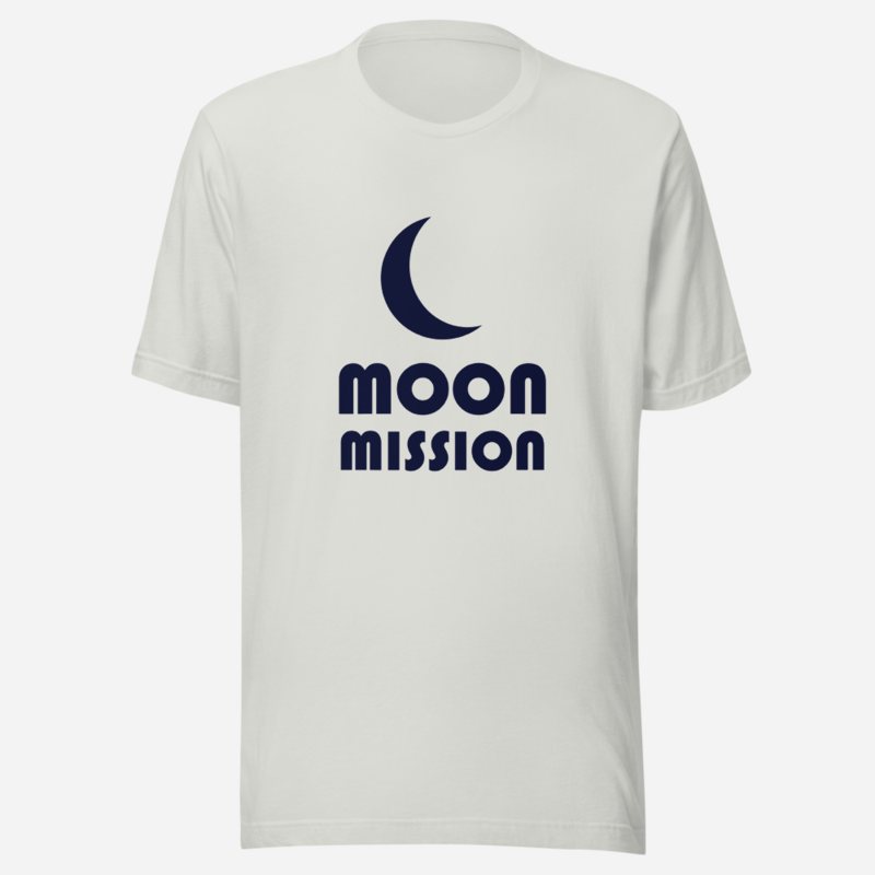 Planetinio Moon Mission Tee in Silver