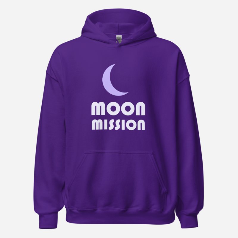 Planetinio Moon Mission Hoodie in Purple