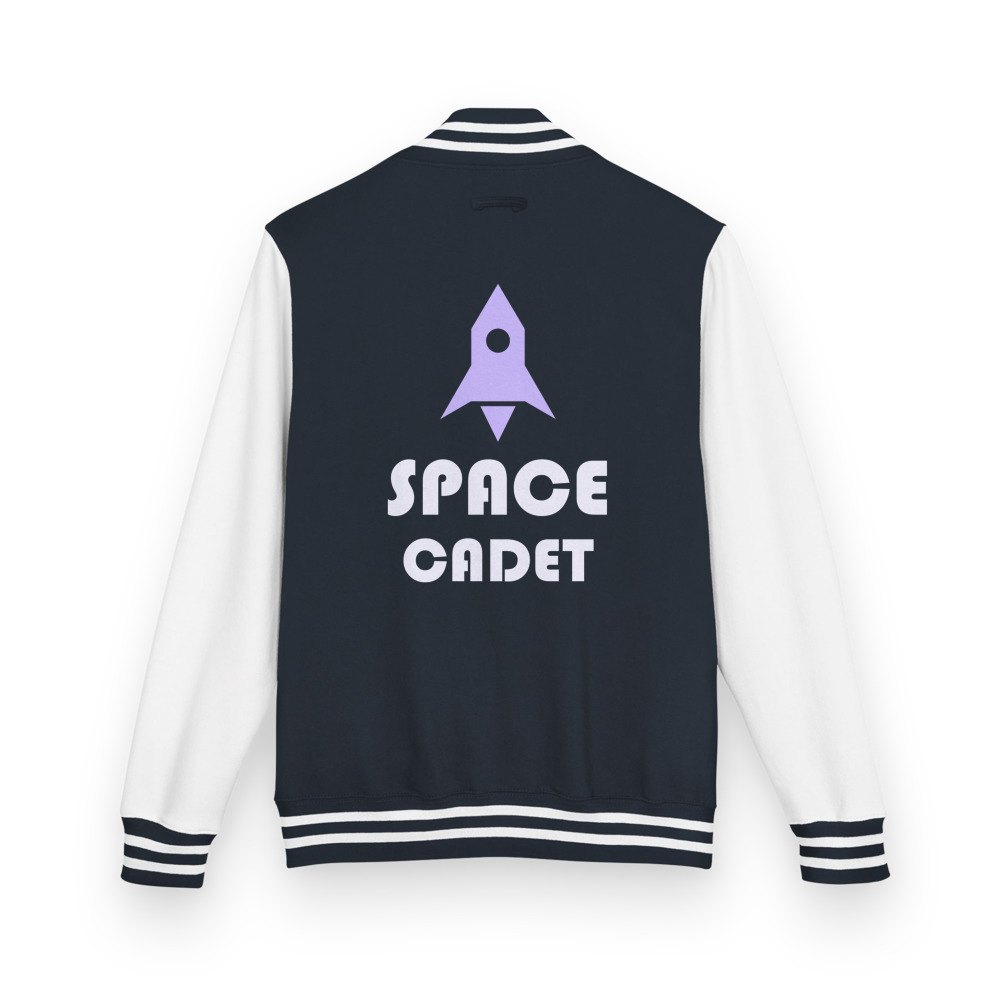 Planetinio Space Cadet Varsity Jacket Oxford Navy/Arctic White