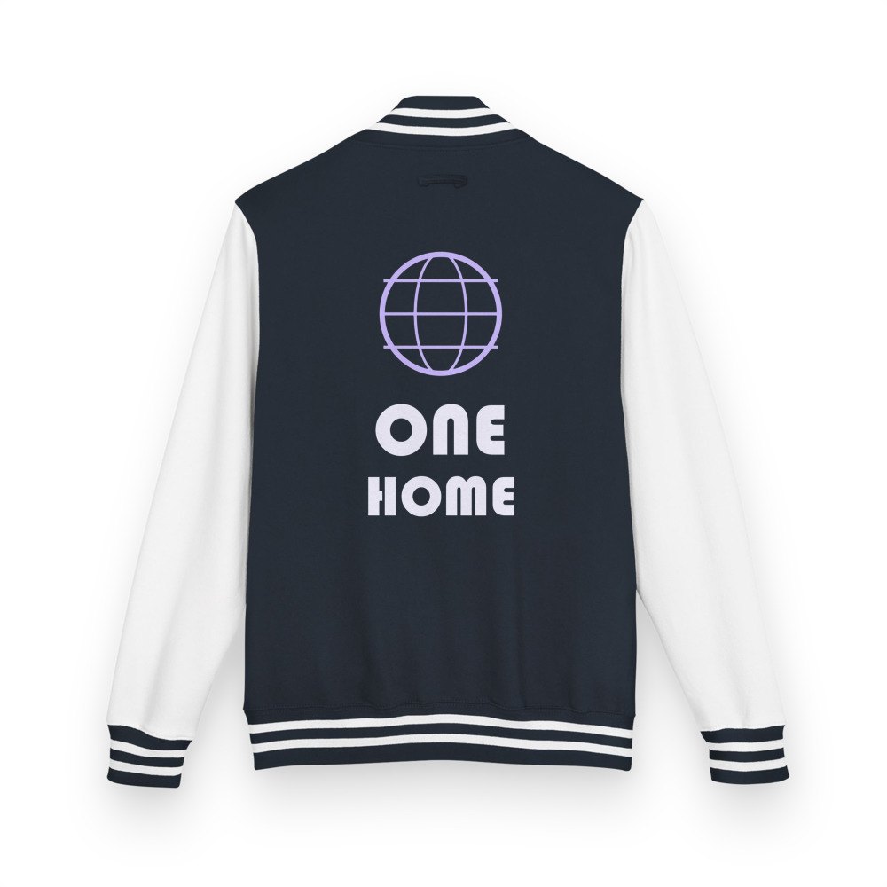 Planetinio One Home Varsity Jacket Oxford Navy/Arctic White