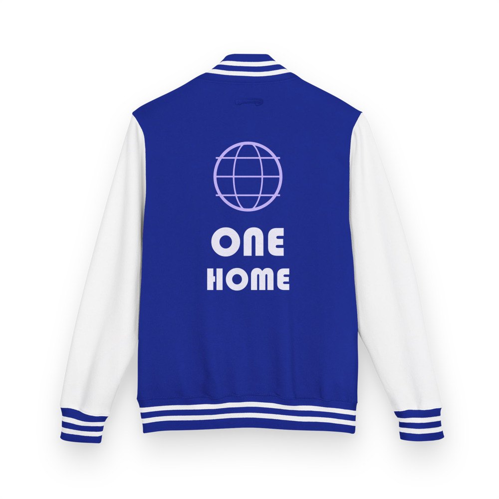 Planetinio One Home Varsity Jacket Royal Blue/Arctic White