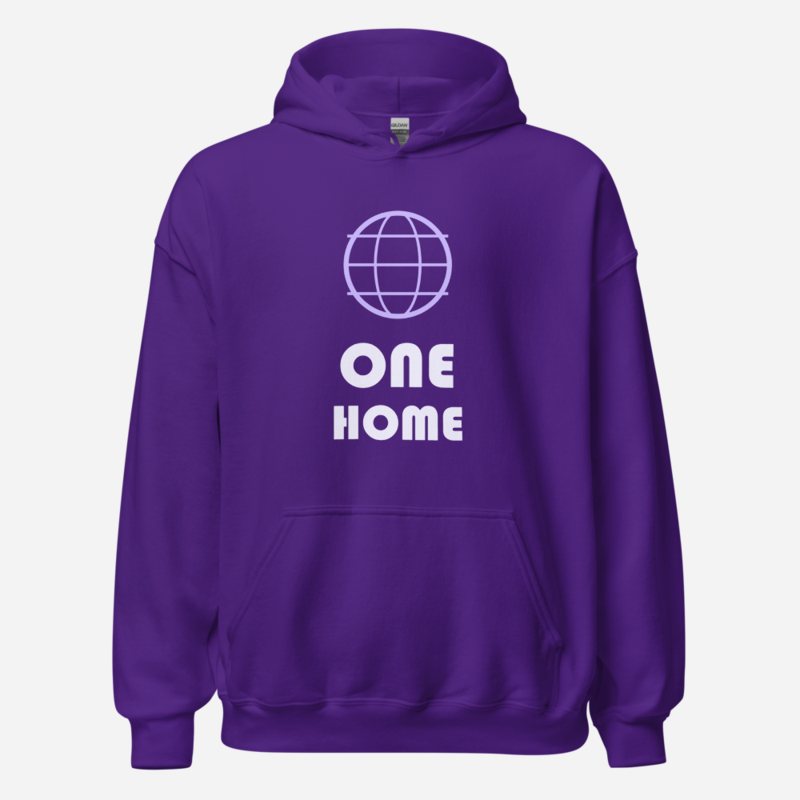 Planetinio One Home Hoodie Purple