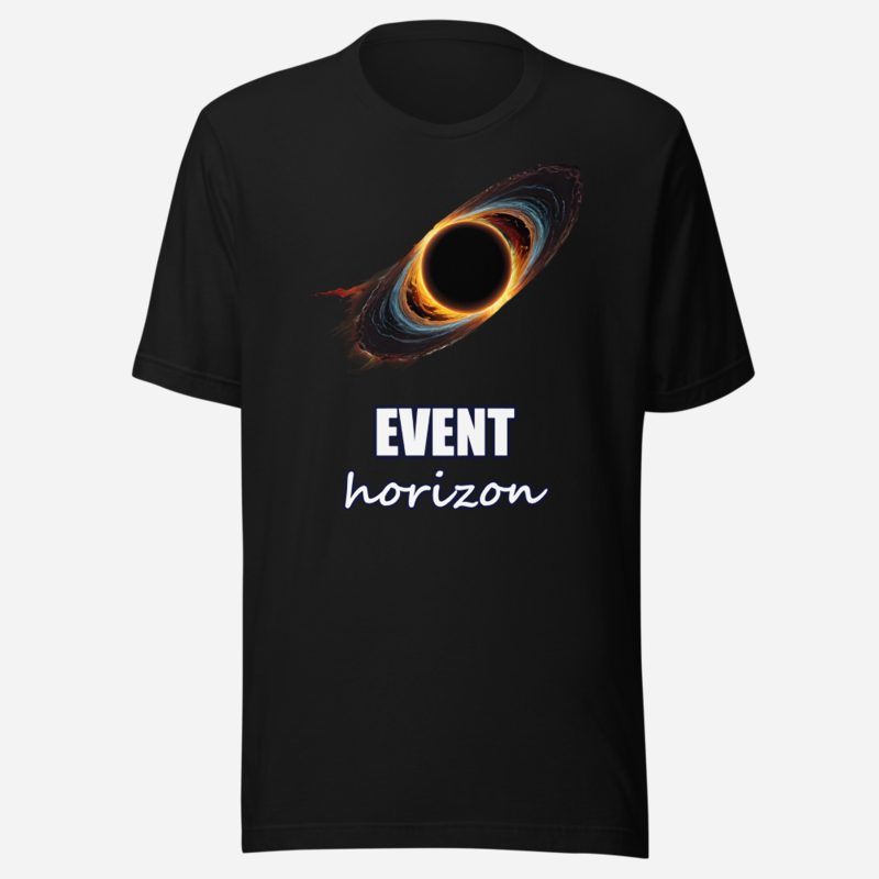 Planetinio Event Horizon Black Hole Tee in Black