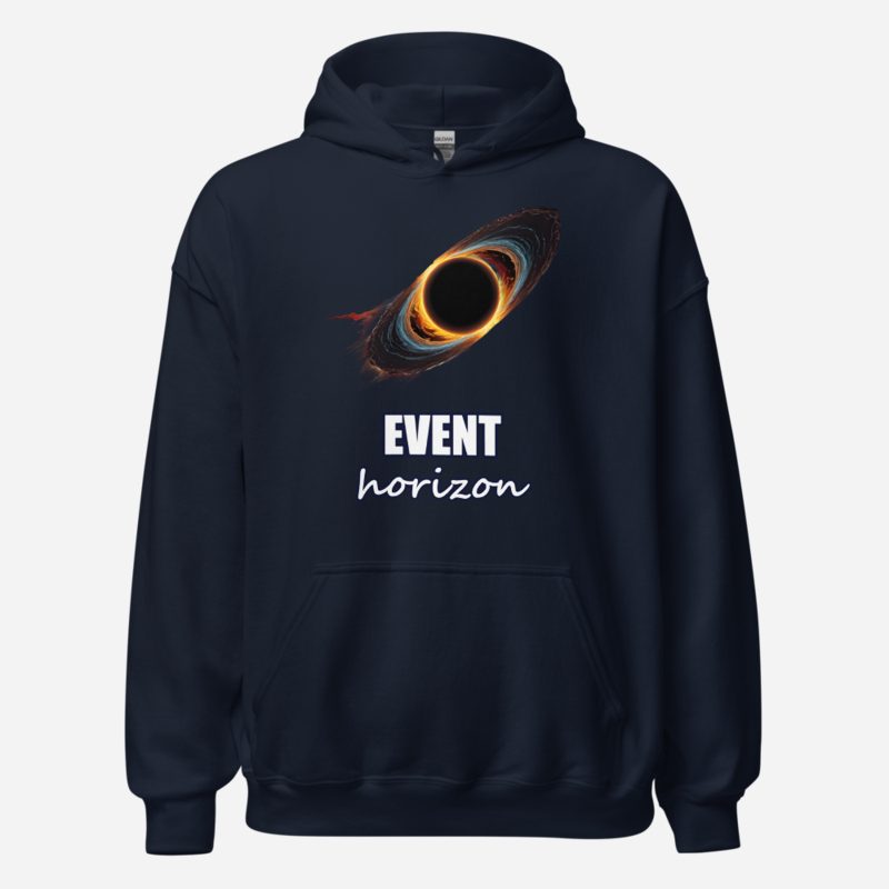 Planetinio Event Horizon Black Hole Hoodie Navy