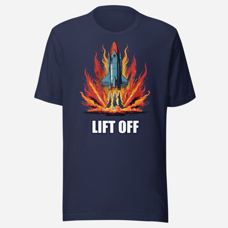 Planetinio Lift Off Rocket Tee Navy