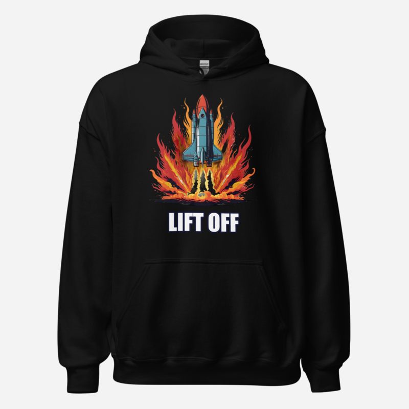 Planetinio Lift Off Rocket Hoodie