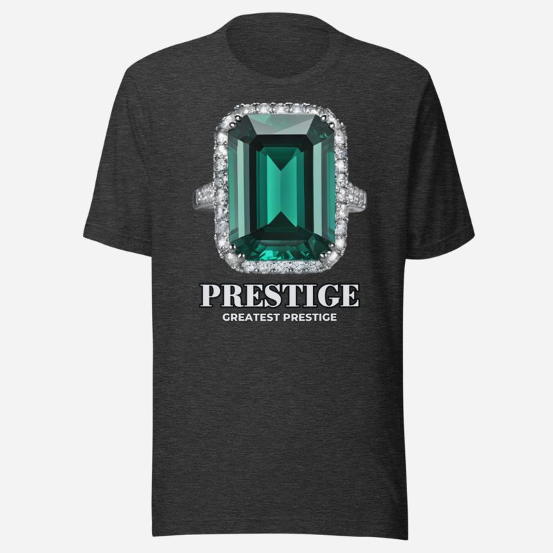 Greatest Prestige Emerald Cut Tee Dark Grey Heather