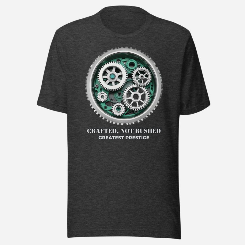 Greatest Prestige Crafted Not Rushed Tee Dark Grey Heather